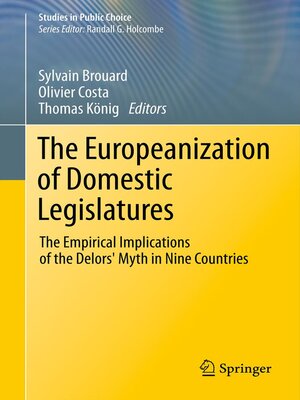 cover image of The Europeanization of Domestic Legislatures